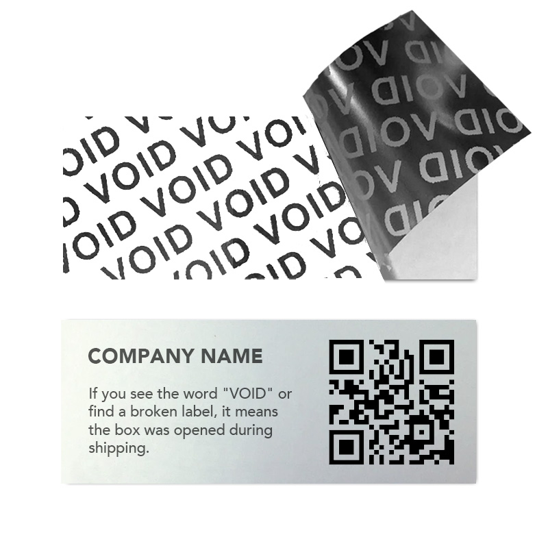 Tamper-evident Void Sticker